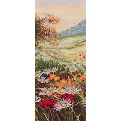 kit Point de croix Anchor Coucher de soleil sur les champs