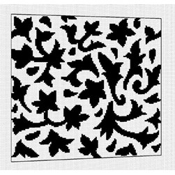 kit Point de croix Aux 4 Points Du Monde Doucines noir et blanc stylées