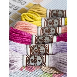 Fils DMC Echevette de retors mat art 89