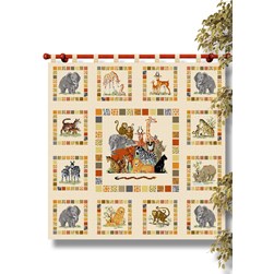 kit Point de croix Carré D'As Animaux en Afrique