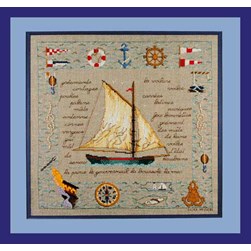 kit Point de croix Le Bonheur Des Dames Histoires de la mer