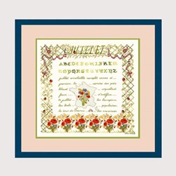 kit Point de croix Le Bonheur Des Dames Les mois de l'année - juillet