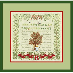 kit Point de croix Le Bonheur Des Dames Les mois de l'année - juin