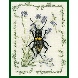 kit Point de croix Le Bonheur Des Dames Le grillon