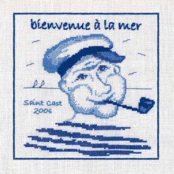 kit Point de croix Le Bonheur Des Dames Le marin de Saint Cast