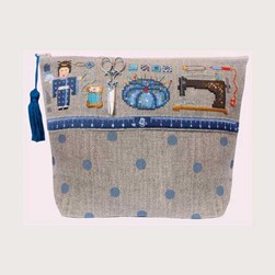 Kit Trousse à broder - kit Broderie Point de Croix Le Bonheur Des Dames La couture japonaise sur lin