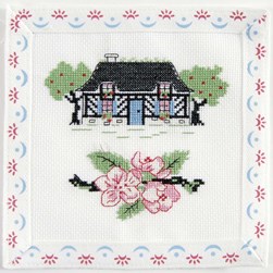 Mini Kit broderie DMC Chaumière normande