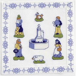 Mini Kit broderie DMC Les santons de provence