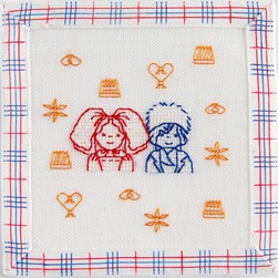 Mini Kit broderie DMC Les petits alsaciens