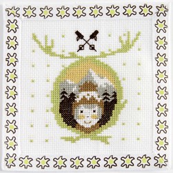 Mini Kit broderie DMC Le montagnard alpin