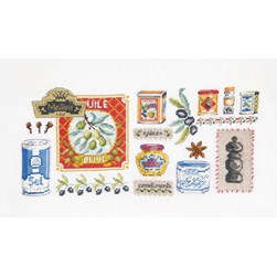 kit Point de croix DMC Les condiments et les épices