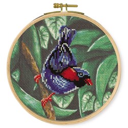 kit Point de croix DMC L'oiseau bleu