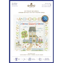 kit Point de croix DMC L' ABC de ma maison