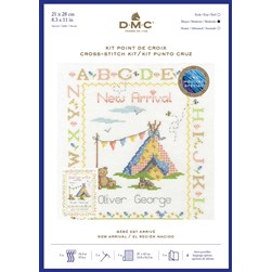 kit Point de croix DMC L'ABC de mon bébé