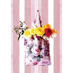 kit Point de croix DMC Le sac aux roses jaunes