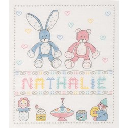 Broderie naissance DMC Mes doudous et mes jouets
