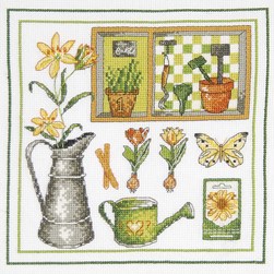 kit Point de croix DMC Mon petit jardin