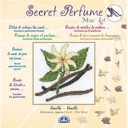 Mini Kit broderie DMC Les gousses de vanille