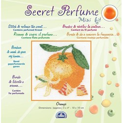 Mini Kit broderie DMC Orange vanille