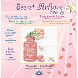 Mini Kit broderie DMC Senteur chèvrefeuille
