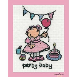 kit Point de croix DMC Anniversaire de bébé