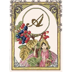kit Point de croix DMC Fée automnale