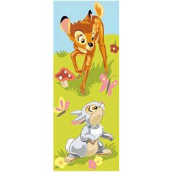 Canevas Disney DMC Dans le champs avec Bambi et Panpan