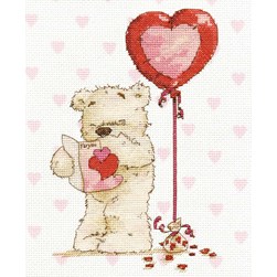 kit Point de croix DMC La lettre de Lickle Ted