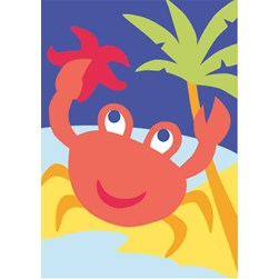 kit Canevas - Gros trous DMC La danse du crabe