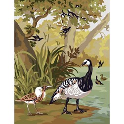 Canevas DMC Oiseaux des sous bois