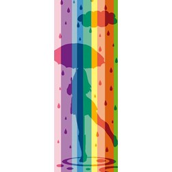 Canevas Luc Création Pluie aux raies multicolores