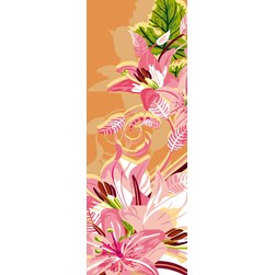 Canevas Luc Création L'épanouissement des fleurs roses