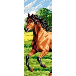 Canevas Luc Création Le cheval de la liberté