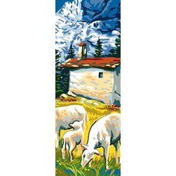 Canevas Luc Création Le pâturage des alpes