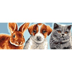 Canevas Luc Création Les 3 companions