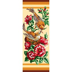 Canevas Luc Création Le repas des oiseaux