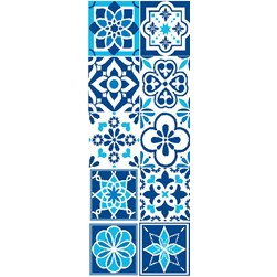 Canevas Luc Création La mosaïque bleue