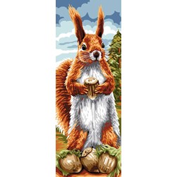 Canevas Luc Création Le trésor de l'écureuil