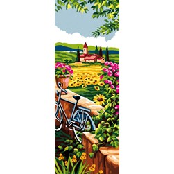 Canevas Luc Création La bicyclette des champs
