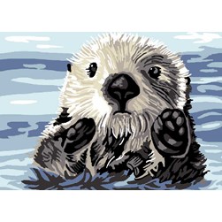 Canevas Luc Création Marmotte toute mouillée