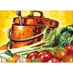 Canevas Luc Création La soupe de grand-mère