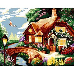 Canevas Luc Création Maisonnette sereine