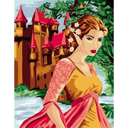 Canevas Luc Création Chateau énigmatique