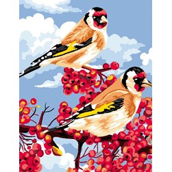 Canevas Luc Création Oiseaux gourmands