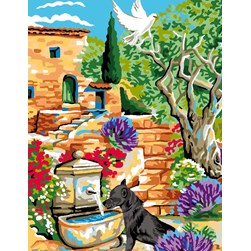 Canevas Luc Création L'été de mon enfance