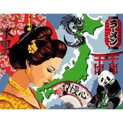 Canevas Luc Création La beauté de la femme asiatique