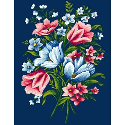 Canevas Luc Création Bouquet fraichement cueilli