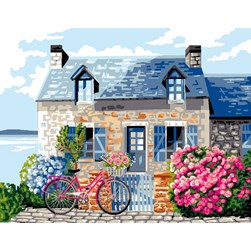 Canevas Luc Création Maisonnette bretonne