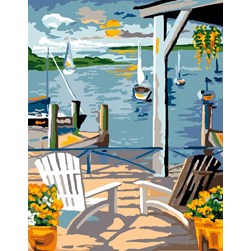 Canevas Luc Création Vue sur l'océan