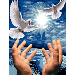 Canevas Luc Création Symboles de paix